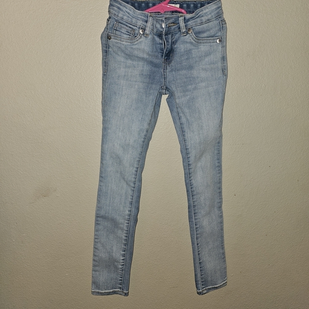 Levi's Blue Slim Fit Kids Jeans with Lived-In Appeal